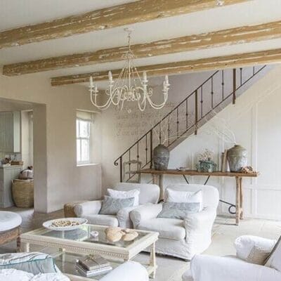 farmhouse living room decor neutral colors
