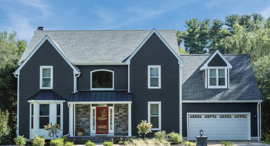 composite siding on a house